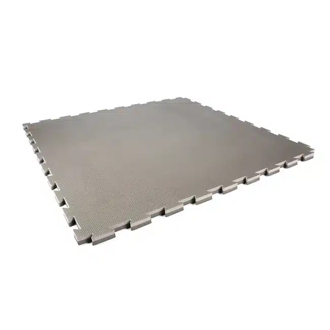 Dark grey and light grey tatami mat