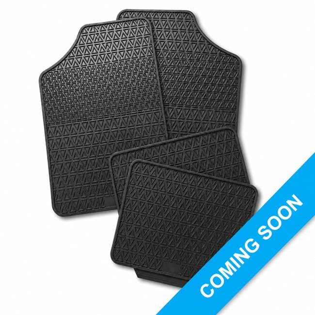 4 Piece Rubber Car Mat Set